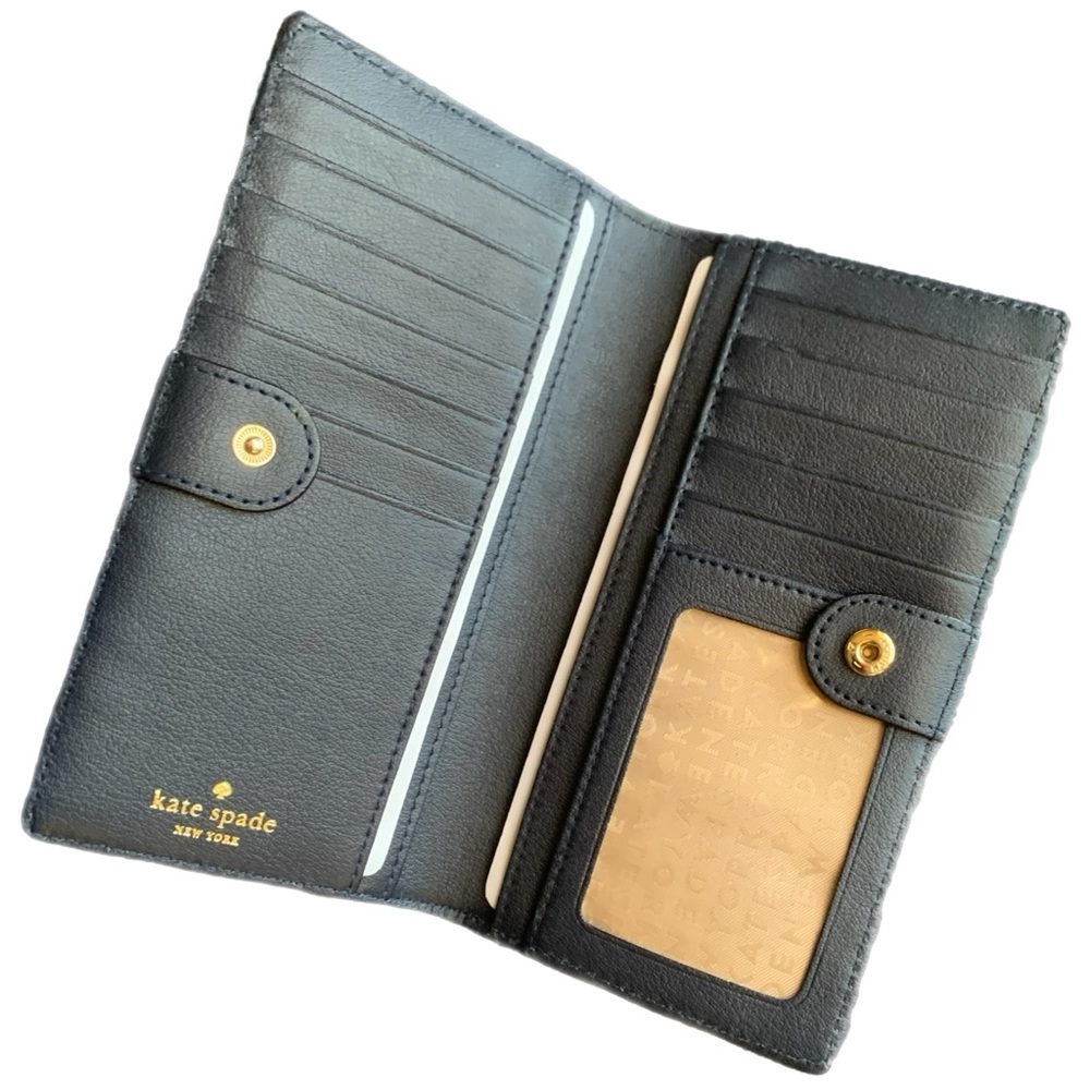 Kate Spade Grove Street Blue Bifold Wallet - Picture 4 of 4